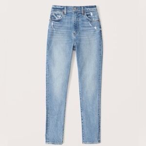 ABERCROMBIE & FITCH Curve Love High Rise Super Skinny Ankle Jean